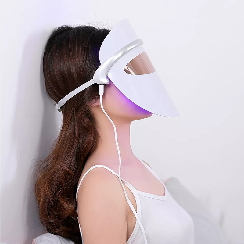 2022 LED obličejová maska ​​Light Therapy, 7 LED Light Therapy Maskana péči