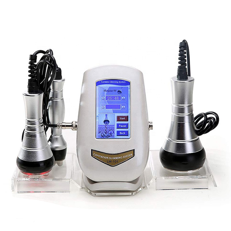 40k kavitace RF Slimming Machine, Face Massager Stroj Přenosný obličejový obličej Péče o pokožku se přetvářenínástrojů Multifunkční kosmetický salon vybavení Skin T-magičování vrásek Redukční zařízení